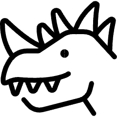 Fantasy Bible Monster Four Danial Beast Horned Dinosuar Icon from Ultimate Light Set