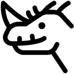 Fantasy Bible Monster Four Danial Beast Horned Dinosuar Icon from Ultimate Regular Set