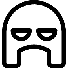 Fantasy Medieval Excutioner Mask Icon from Ultimate Regular Set