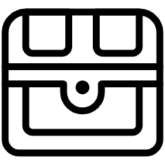 Fantasy Medieval Loot Box Treasure Chest Reward 3 Icon from Ultimate Light Set