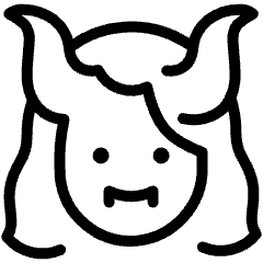 Fantasy Medieval Succubus Head Icon from Ultimate Light Set