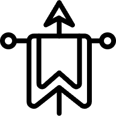 Fantasy Medieval War Banner Guild Faction 1 Icon from Ultimate Light Set