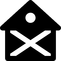 Farm Barn Icon from Nova Solid Set