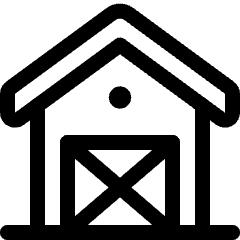 Farming Barn Icon from Ultimate Regular Set