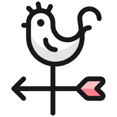 Farming Wind Cock 1 Copy Icon from Ultimate Colors Set
