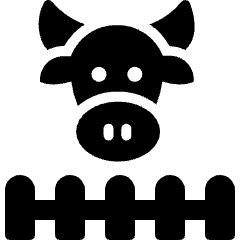 Range Cow 2 Icon from Ultimate Bold Set