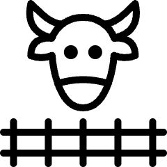 Range Cow 2 Icon from Ultimate Light Set