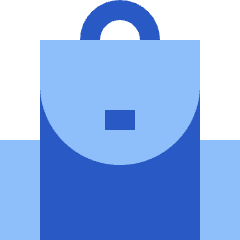 Backpack Icon from Sharp Flat Set