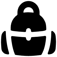 Backpack Icon from Flex Solid Set