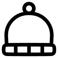 Beanie Icon from Plump Line Set