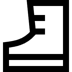 Boots Icon from Sharp Line Set