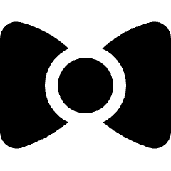Bow Tie Icon from Micro Solid Set