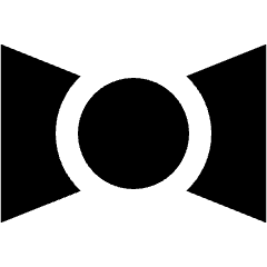 Bow Tie Icon from Sharp Solid Set