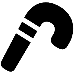 Cane Icon from Plump Solid Set
