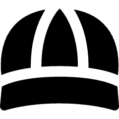 Cap Front Icon from Flex Solid Set