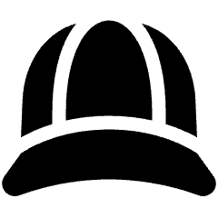 Cap Front Icon from Plump Solid Set