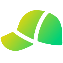 Cap Side Icon from Plump Gradient Set