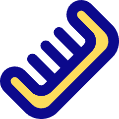 Comb Icon from Core Pop Set