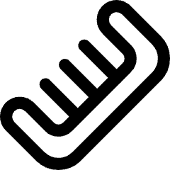 Comb Icon from Core Line Set