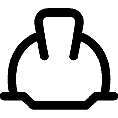 Construction Helmet 2 Icon from Flex Line Set