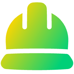 Construction Helmet 2 Icon from Plump Gradient Set