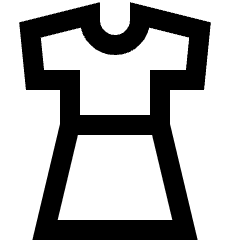 Dress Icon from Sharp Line Set