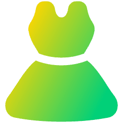 Dress Icon from Plump Gradient Set
