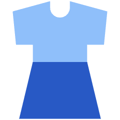 Dress Icon from Sharp Flat Set