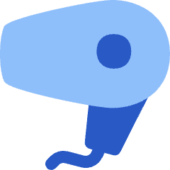 Hair Dryer Icon from Flex Flat Set