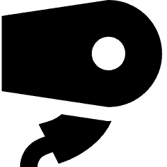 Hair Dryer Icon from Sharp Solid Set