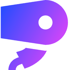 Hair Dryer Icon from Sharp Gradient Set