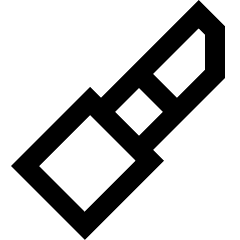 Lipstick Icon from Sharp Line Set