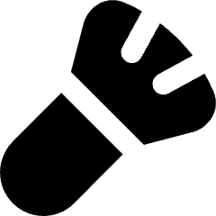 Make Up Brush Icon from Micro Solid Set