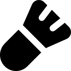 Make Up Brush Icon from Core Solid Set