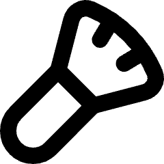 Make Up Brush Icon from Micro Line Set