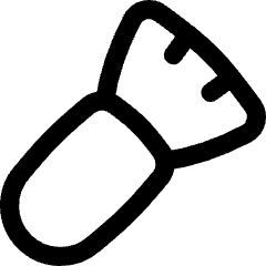 Make Up Brush Icon from Flex Line Set