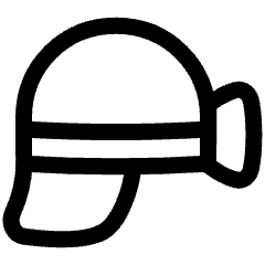 Mining Helmet Icon from Plump Line Set