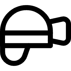 Mining Helmet Icon from Core Line Set