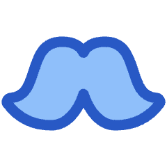 Moustache Icon from Plump Duo Set