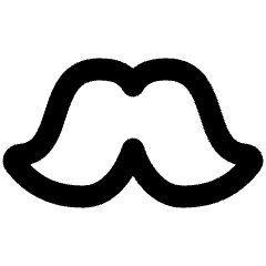 Moustache Icon from Plump Remix Set