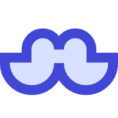Moustache Icon from Sharp Duo Set