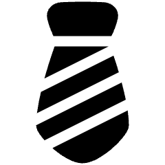 Necktie Icon from Plump Solid Set