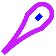 Needle Icon from Sharp Neon Set