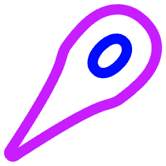 Needle Icon from Plump Neon Set