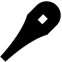 Needle Icon from Sharp Solid Set