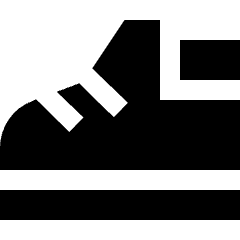 Sneakers Icon from Sharp Solid Set