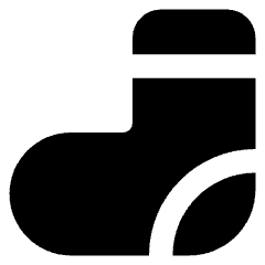 Sock Icon from Core Solid Set