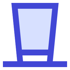Tall Hat Icon from Sharp Duo Set