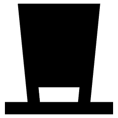 Tall Hat Icon from Sharp Remix Set