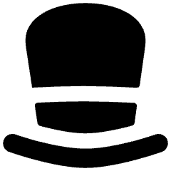 Tall Hat Icon from Flex Solid Set